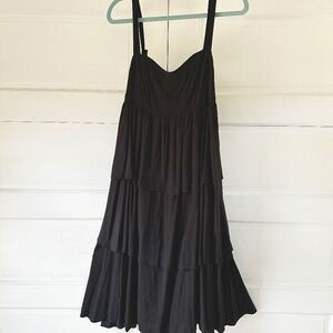 Tiered Ruffled Little Black Dress by Teza Collection – NWOT